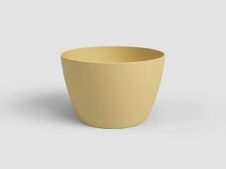 Květináč SAN REMO, 8cm, plast, sv.žlutá (DOPRODEJ)|LIGHT YELLOW (DOPRODEJ)|Artevasi