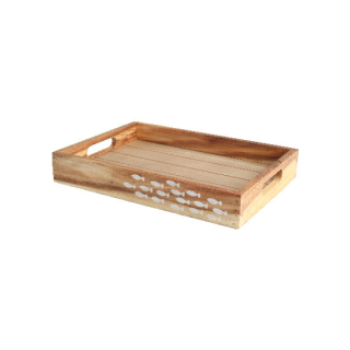 Tác Rybičky OCEAN, 30x21x4,5cm, rustikální akát|TaG WoodWare