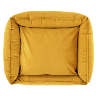 Pelíšek pro psa s okrajem 70x60x20cm, DOG COCOON, ochre|Van Baal