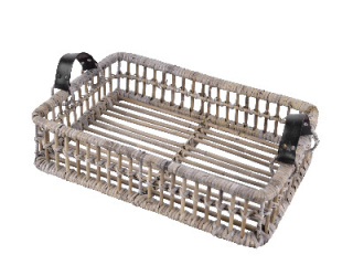 Podnos, OPEN RATTAN 50x35x11cm (DOPRODEJ)|Van Der Leeden 1915