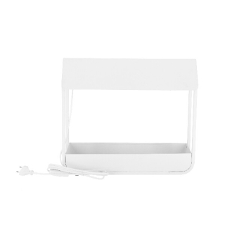 Skleníček pro pěstování rostlin pod LED světlem, s časovačem, 42x18x37cm, bílá|Esschert Design