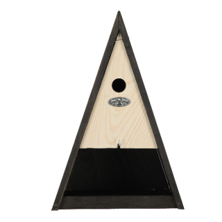 Budka pro ptáčky TRIANGLE s krmítkem, 26x16x40cm|Esschert Design