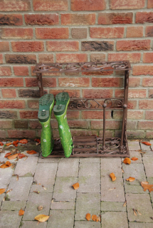 Litinový Stojan na holinky BEST FOR BOOTS , hnědá, 60 x 23 x 60 cm|Esschert Design