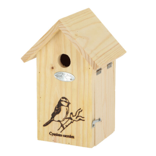 Budka BEST FOR BIRDS pro sýkorkou modřinku, 12x26cm, přírodní|Esschert Design