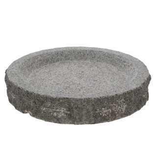 Pítko/koupel pro ptáčky GRANITE, šedá, kruhová, pr.37x6cm|Esschert Design