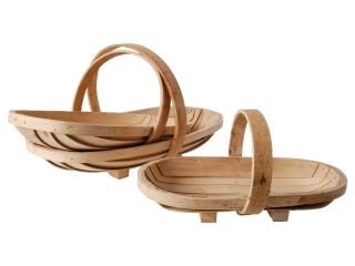 Košík VRBA, set 3ks, 31 cm, 42cm a 48 cm, vrbové proutí, přírodní|Esschert Design
