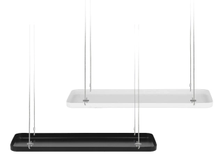 Závěs na květiny WINDOW DRESSING, okenní 38x15cm, černá/bílá (balení obsahuje 2 kusy!)|Esschert Design