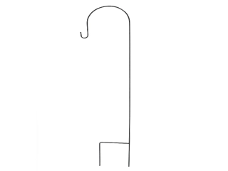 Konzolka zápich WINDOW DRESSING, s háčkem, 40x1x179,5cm|Esschert Design